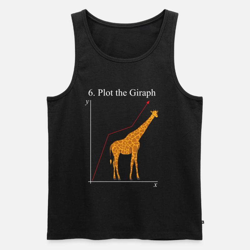 Mathe Student Mathematik Nerd Lehrer - Männer Premium Bio Tank Top - Schwarz