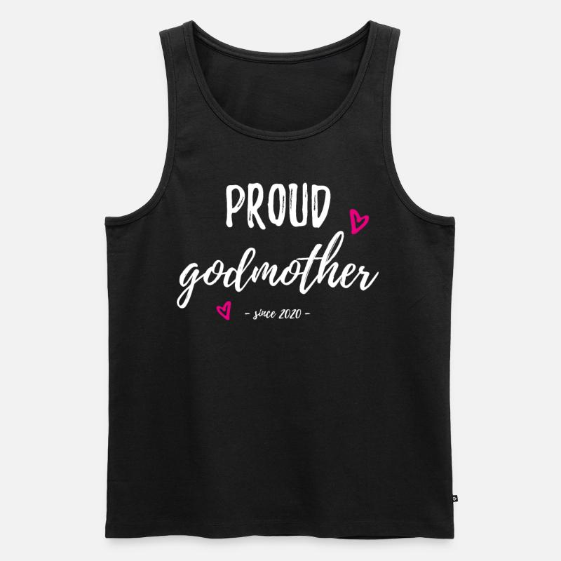 Patentante - Männer Premium Bio Tank Top - Schwarz