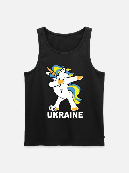 Ukraine - Men's Premium Organic Tank Top - black
