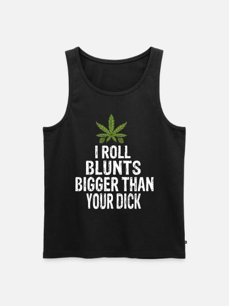 Stoner girl - Men's Premium Organic Tank Top - black