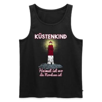 Kinder Der Küste Nordsee Küstenkind Kiel Norden - Männer Premium Bio Tank Top - Schwarz - Vorne - Michal (187cm)