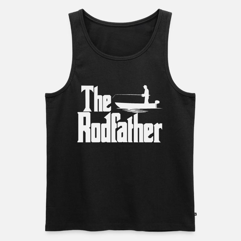 Der RodVater - Männer Premium Bio Tank Top - Schwarz
