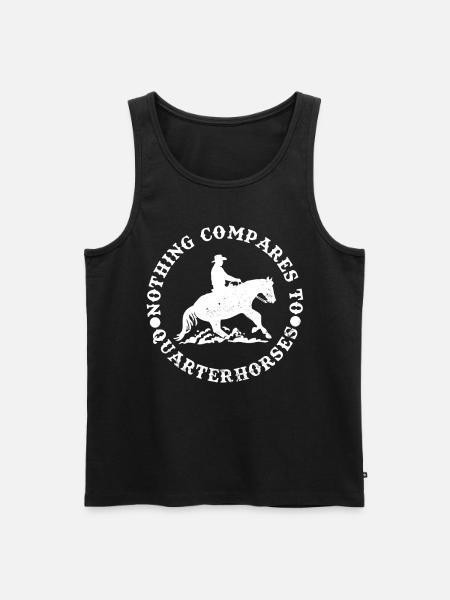 Western riding - Men's Premium Organic Tank Top - black