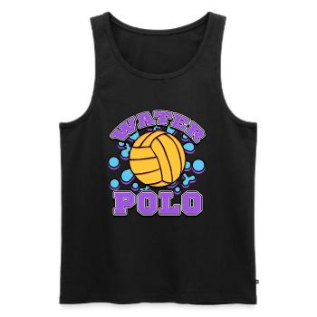 Water polo - Men's Premium Organic Tank Top - black - Front - Michal (187cm)