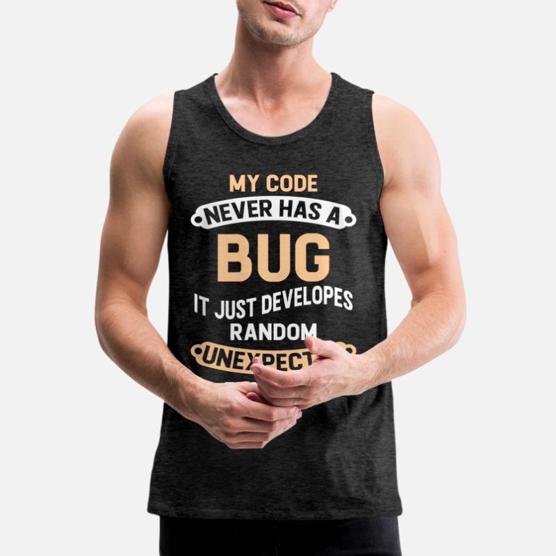Programmierer - My Code Never Has A Bug Männer Premium Bio Tank Top
