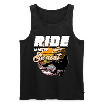 Kitesurfing, Kiteboarding - Männer Premium Bio Tank Top - Schwarz - Vorne - Michal (187cm)