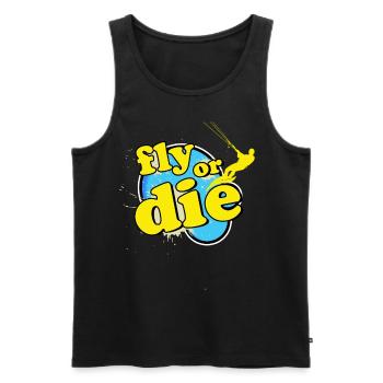 Kitesurfing, Kiteboarding - Männer Premium Bio Tank Top - Schwarz - Vorne - Michal (187cm)