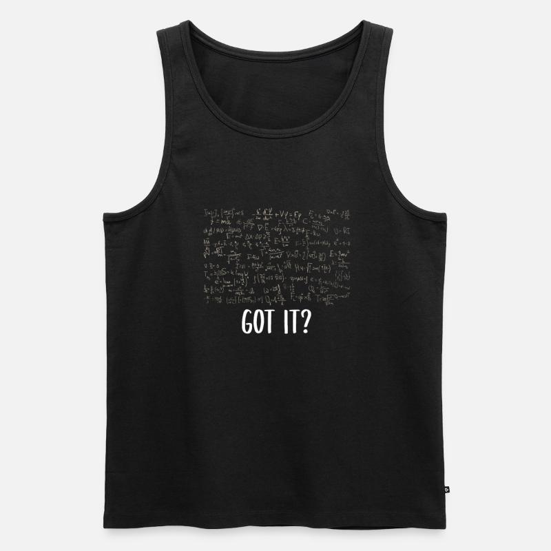 Got the physics equations? - Männer Premium Bio Tank Top - Schwarz