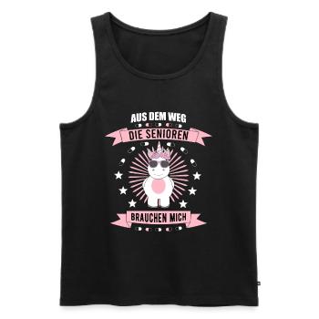 Altenpflege Pflegerin Altenpflegerin Pflegekraft - Männer Premium Bio Tank Top - Schwarz - Vorne - Michal (187cm)
