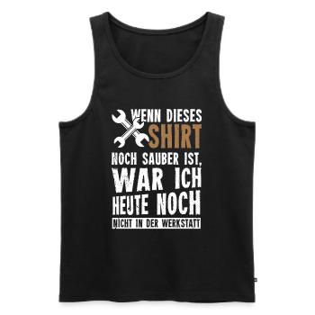 Kfz-Mechatroniker Ausbildung Mechatroniker - Männer Premium Bio Tank Top - Schwarz - Vorne - Michal (187cm)