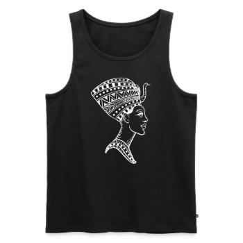 Ägypten Pharao Cleopatra Pyramide Anubis Geschenk - Männer Premium Bio Tank Top - Schwarz - Vorne - AI Model Male 178 light (178cm)