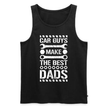Car guy screwdriver car mechanic car father dad - Men's Premium Organic Tank Top - black - Front - AI Model Male 178 light (178cm)