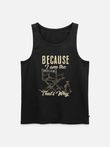 Film director - Men's Premium Organic Tank Top - black