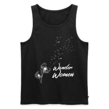 Wander Women Pusteblume night of light - Débardeur bio Premium Homme - noir - Devant - AI Model Male 178 light (178cm)