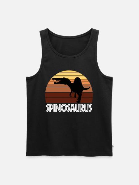 Spinosaurus - Men's Premium Organic Tank Top - black
