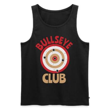 Gift for archery for target shooting - Men's Premium Organic Tank Top - black - Front - Michal (187cm)