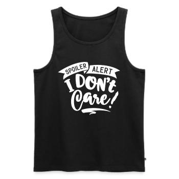 anti-social, anti-social, anti-social - Men's Premium Organic Tank Top - black - Front - AI Model Male 178 light (178cm)