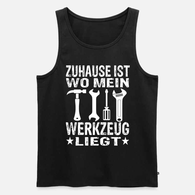 Handwerker handwerk handwerker Geschenke - Männer Premium Bio Tank Top - Schwarz