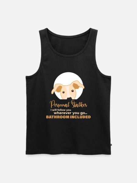 Greyhound, dog , whippet - Men's Premium Organic Tank Top - black