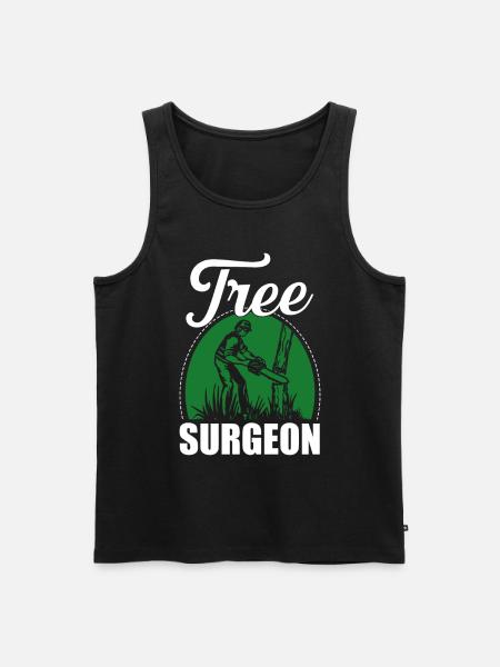 lumberjack - Men's Premium Organic Tank Top - black