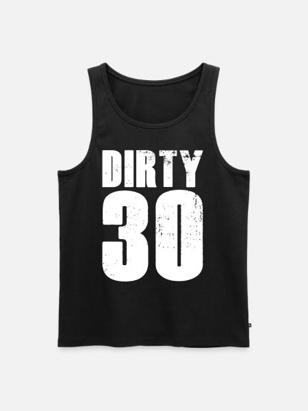 30th birthday - Men's Premium Organic Tank Top - black