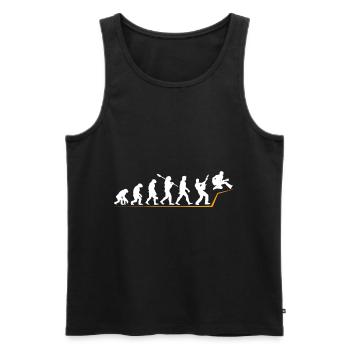 Gitarre - Männer Premium Bio Tank Top - Schwarz - Vorne - Michal (187cm)