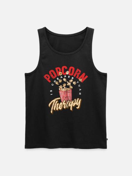 Popcorn films - Men's Premium Organic Tank Top - black