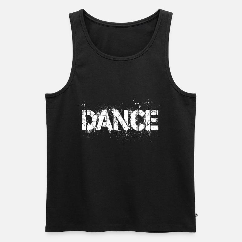 Dance - Männer Premium Bio Tank Top - Schwarz