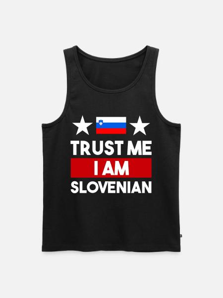 Slovenia! - Men's Premium Organic Tank Top - black