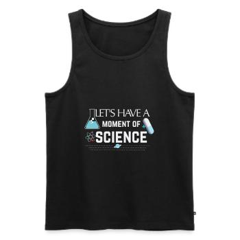 Science - Chimie Physique Nerd Gift - Débardeur bio Premium Homme - noir - Devant - AI Model Male 178 light (178cm)