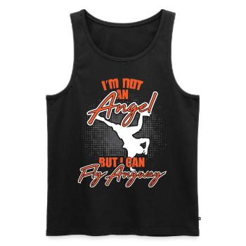 Breakdance Kinder - Breakdance - Männer Premium Bio Tank Top - Schwarz - Vorne - AI Model Male 178 light (178cm)