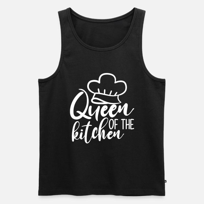 Küchen Queen - Männer Premium Bio Tank Top - Schwarz