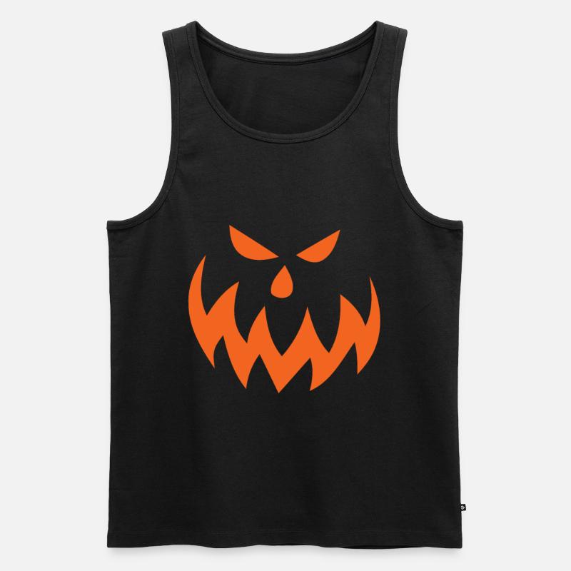 Halloween Kinder - Männer Premium Bio Tank Top - Schwarz
