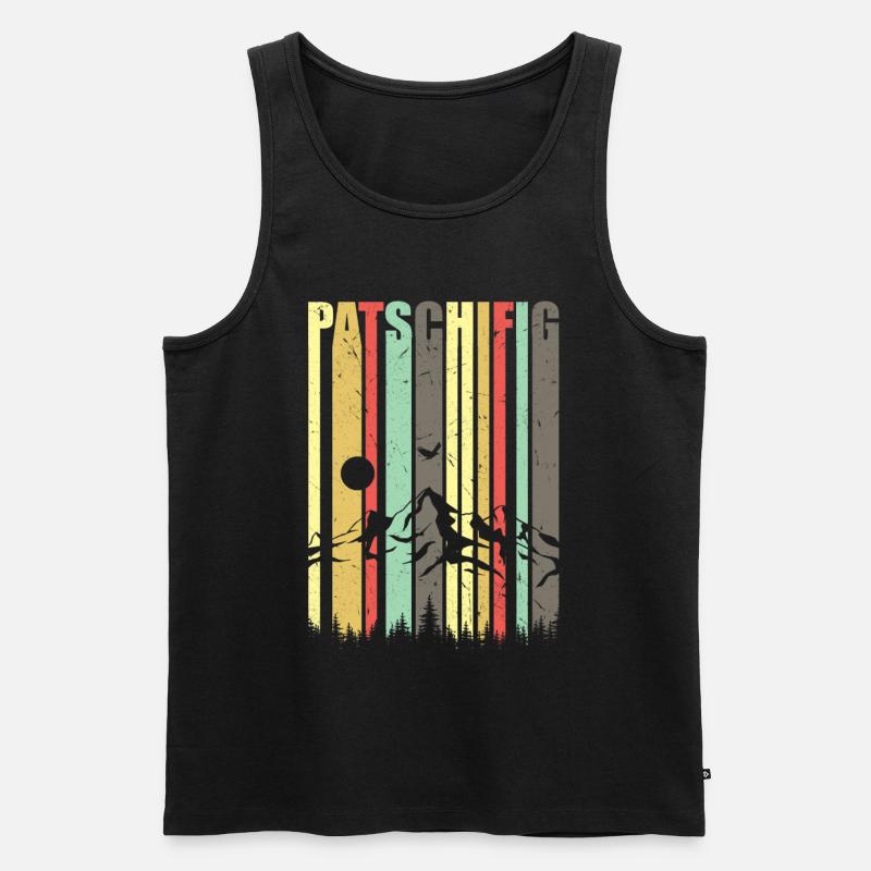 Patschifig - Männer Premium Bio Tank Top - Schwarz