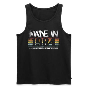 Made In 1984 Limited Edition - Zum 36. Geburtstag - Männer Premium Bio Tank Top - Schwarz - Vorne - Michal (187cm)