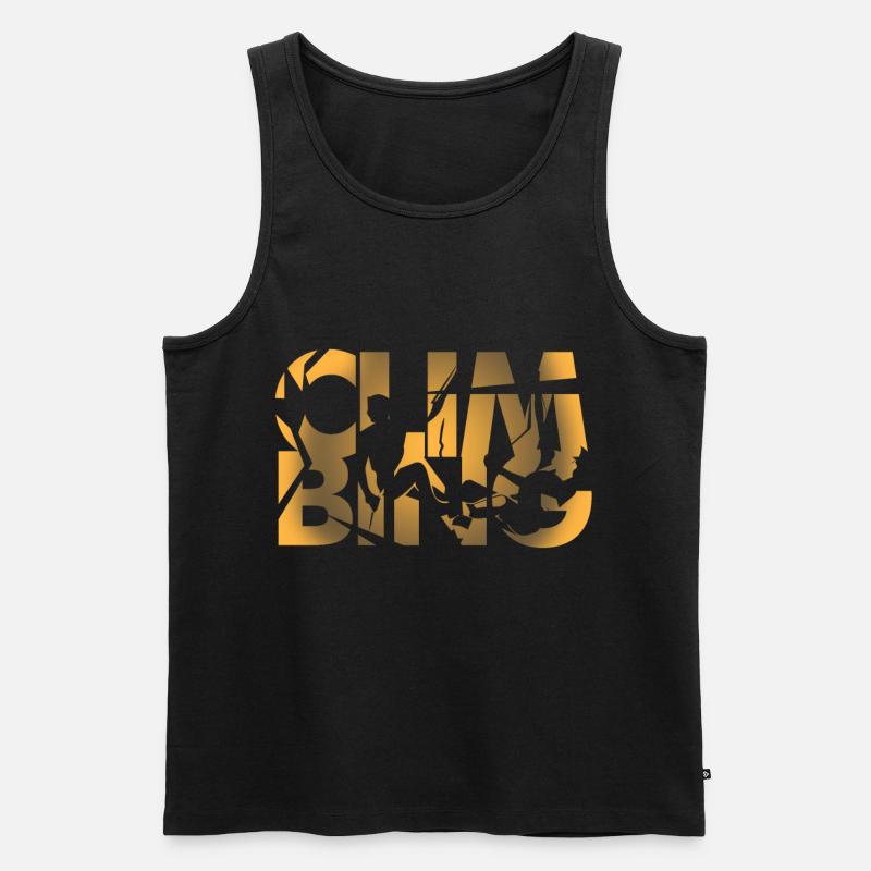 Klettern Klettern Kinder Klettern - Männer Premium Bio Tank Top - Schwarz