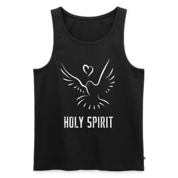 Holy Spirit Holy Spirit Holy Spirit - Men's Premium Organic Tank Top - black - Front - AI Model Male 178 light (178cm)