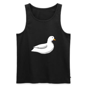 Dwarf-deer - Men's Premium Organic Tank Top - black - Front - AI Model Male 178 light (178cm)