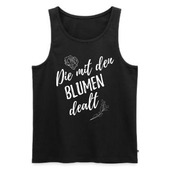 Florist Floristin - Männer Premium Bio Tank Top - Schwarz - Vorne - Michal (187cm)
