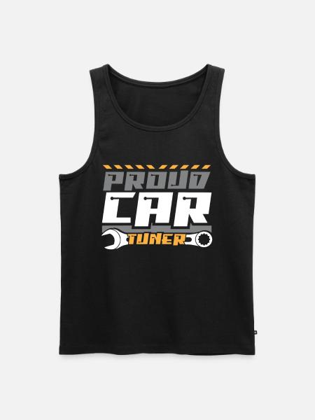 Auto tuning - Men's Premium Organic Tank Top - black