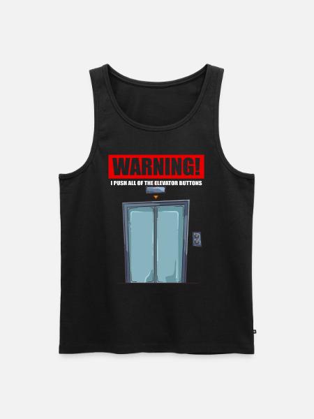 Aufzug Mechaniker Techniker Rolltreppe - Männer Premium Bio Tank Top - Schwarz