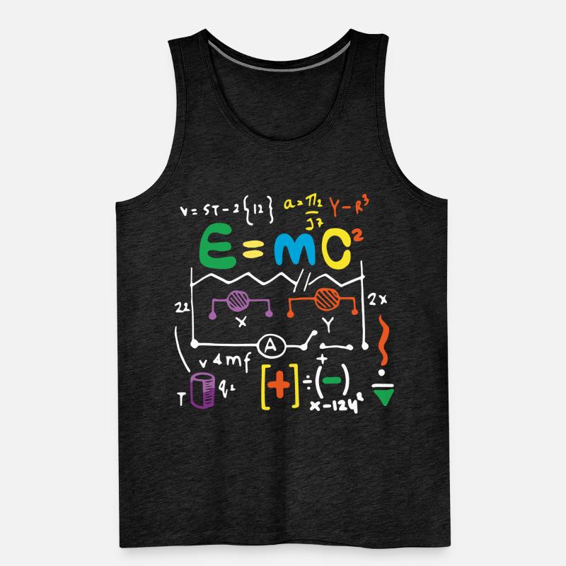 Physics relativity formula Men's Premium Organic Tank Top