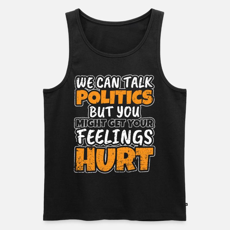 Politik - Männer Premium Bio Tank Top - Schwarz