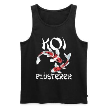 lustiges Koi Kois Koi Flüsterer Karpfen Geschenk - Männer Premium Bio Tank Top - Schwarz - Vorne - Michal (187cm)