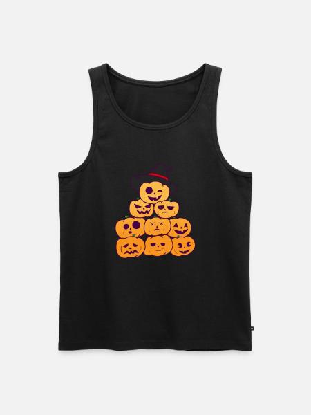 Pumpkins - Men's Premium Organic Tank Top - black