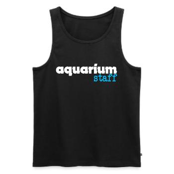drôle de cadeau d'aquarium d'aquarium d'aquarium - Débardeur bio Premium Homme - noir - Devant - Michal (187cm)