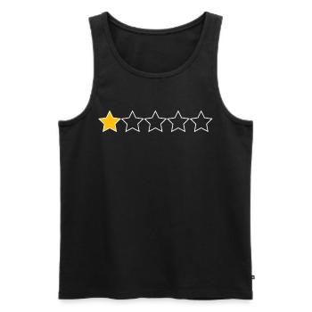 Bewertung Jahr 2020 lustige Bilder - Männer Premium Bio Tank Top - Schwarz - Vorne - AI Model Male 178 light (178cm)