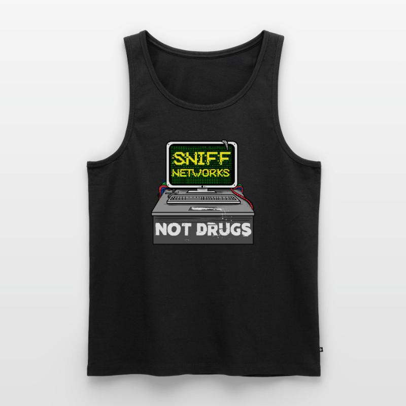 Programmierer Code Informatik Hacker CMD Geschenk Männer Premium Bio Tank Top