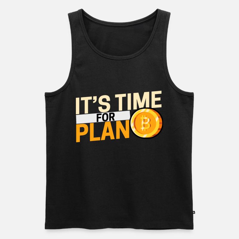 bitcoin - Männer Premium Bio Tank Top - Schwarz