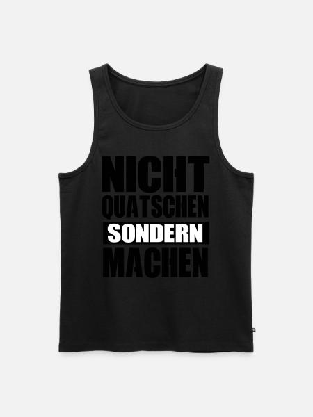 Handwerker Handwerk Geschenk - Männer Premium Bio Tank Top - Schwarz